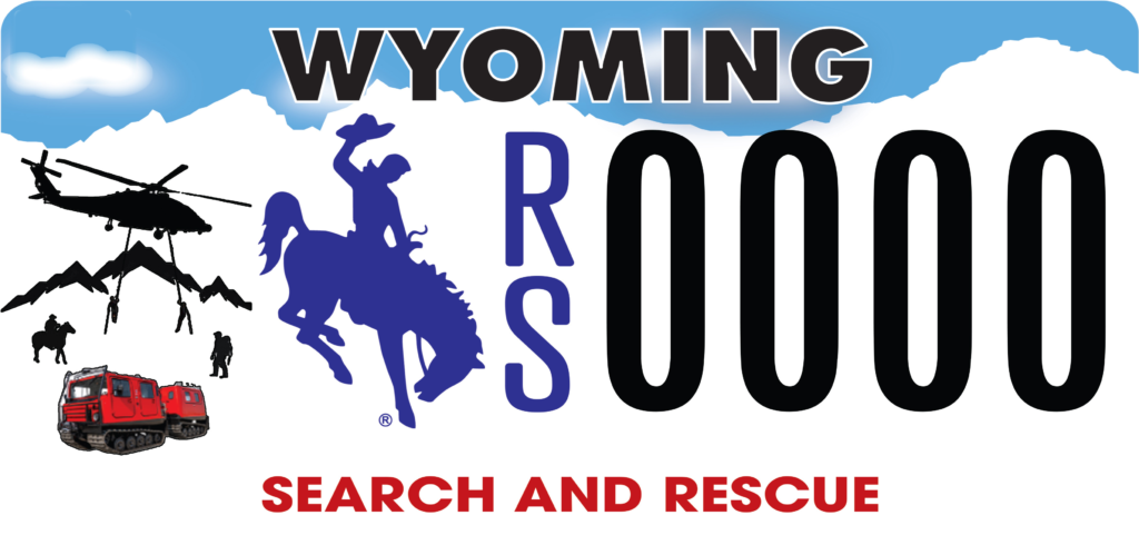 Search and Rescue License Plate
